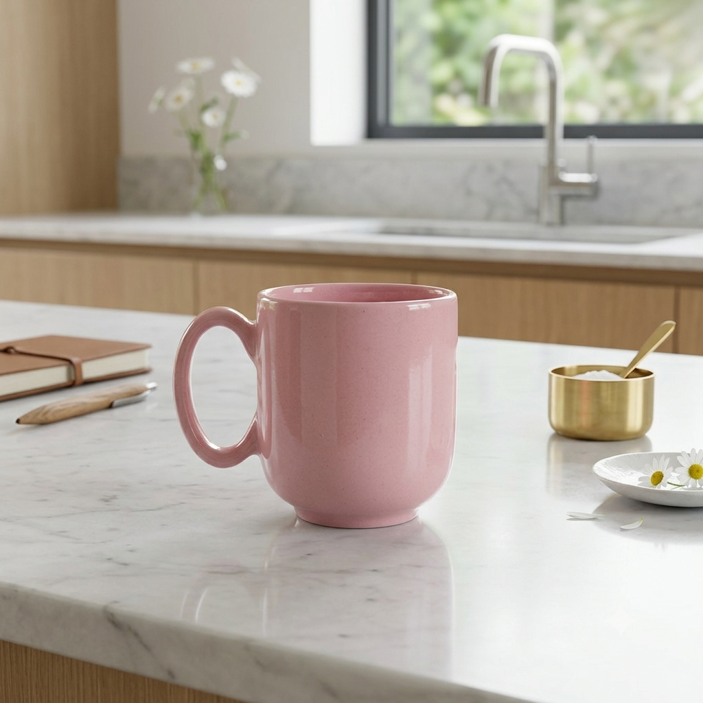 Premium Violet Glossy Ceramic Mug Set of 6-200ml