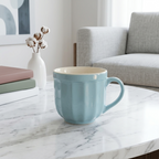 Ice Castle Fluted Ceramic Mug Set-120ml-Set of 6