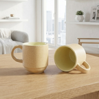 Speckled Wheat Ceramic Mug Set of 6