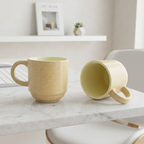 Speckled Wheat Ceramic Mug Set of 6