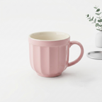 Rose Bisque Barrel Ceramic Mug Set-120ml-Set of 6