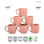 Porcelain Ceramic Mug Set of 6