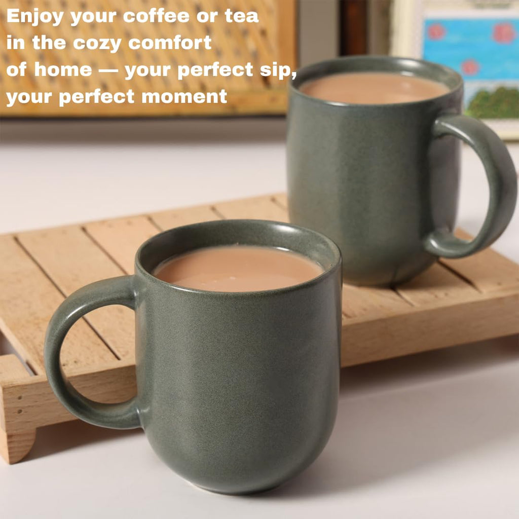 Premium Matte Ceramic Mug Set of 4