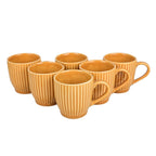 Premium Mustard Tea Cups Sets of 6