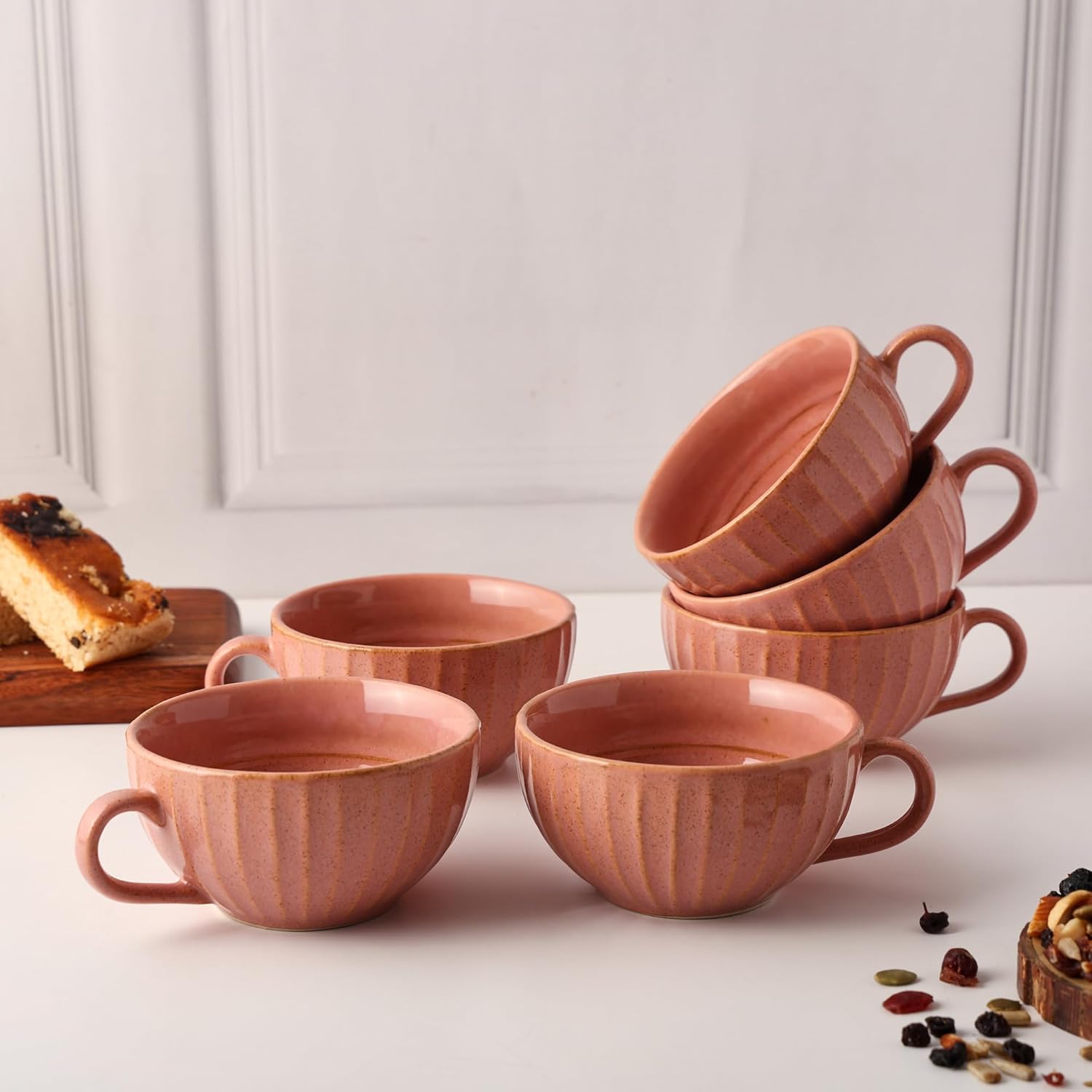 Premium Ceramic Coffee Mug Set of 6