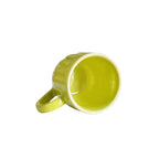 Pear Extract Ribbed Ceramic Mug Set | 180ml | Set of 6
