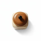 Ceramic Coffee Jar-600ml capacity and airtight wooden lid