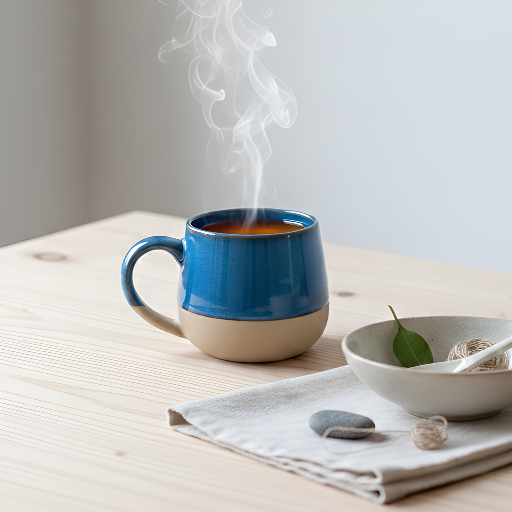 Ocean Blue Studio Pottery Mug