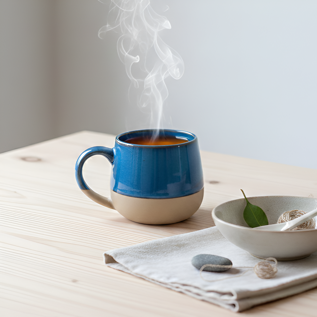 Ocean Blue Studio Pottery Mug