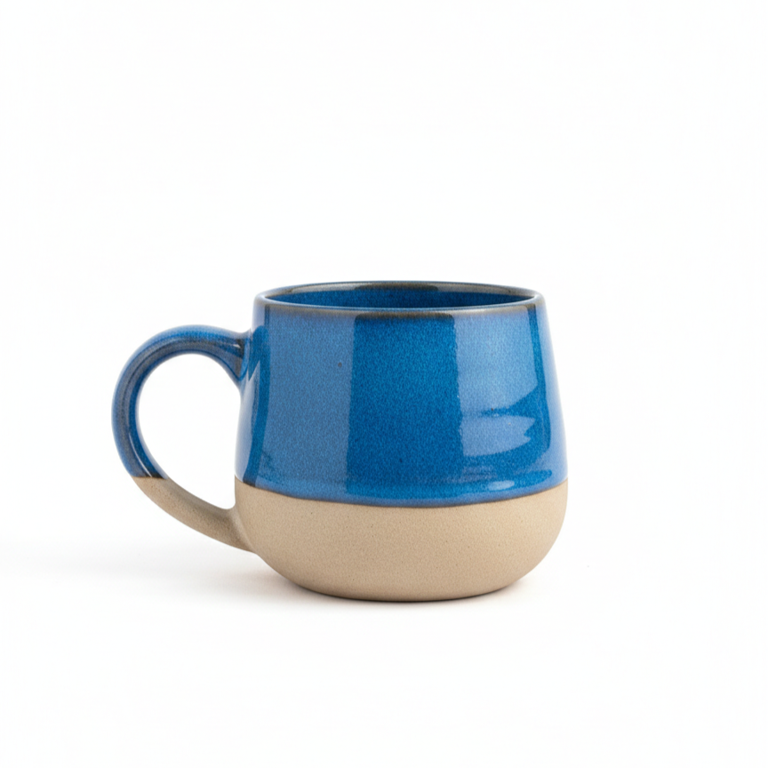 Ocean Blue Studio Pottery Mug
